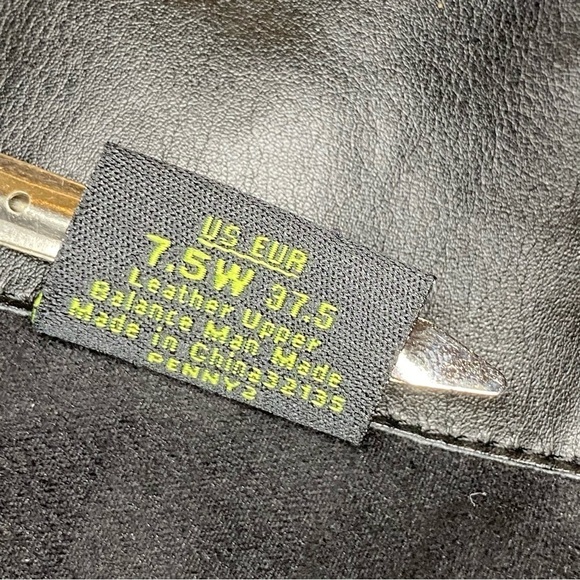 SAM Edelman Blk Leather Boots - Picture 12 of 14